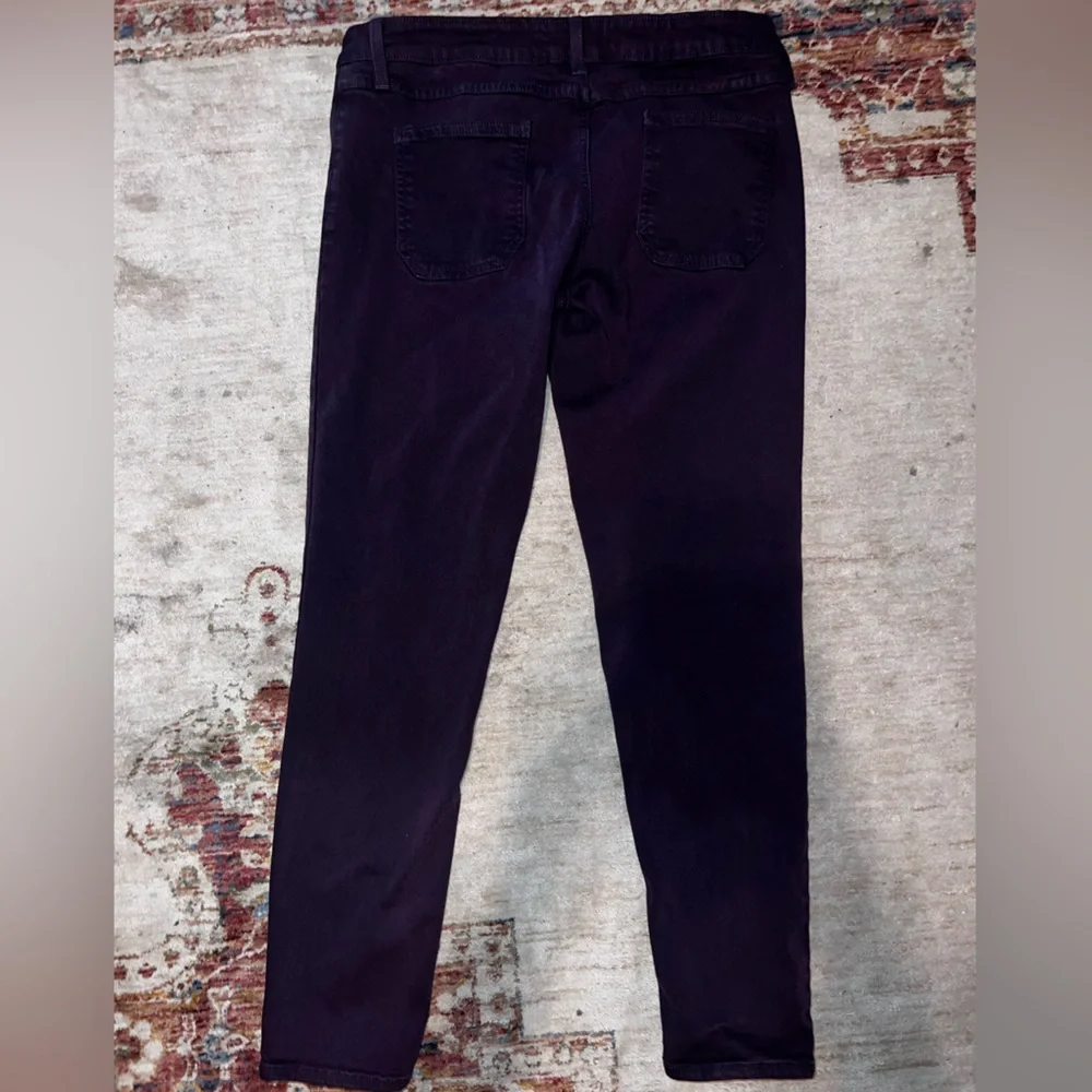 EUC JUST BLACK WOMENS PURPLE ACID WASH LIKE JEANS SIZE 31P - Picture 2 of 7